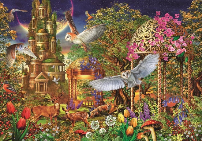 Puzzle Giardino Fantasia Foresta 1500 Pezzi