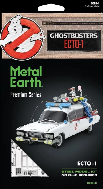Modellino 3D in metallo Premium: Ghostbusters, Ecto-1