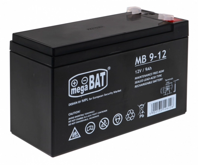 Batteria al gel 12V/9Ah per veicoli elettrici per bambini