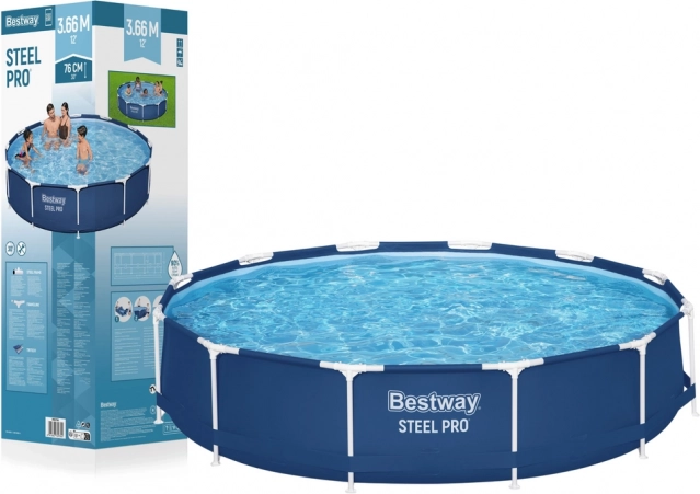 Piscina rotonda Bestway Steel Pro 366 x 76 cm