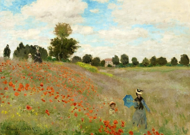 Enjoy puzzle Claude Monet: Campo di papaveri 1000 pezzi