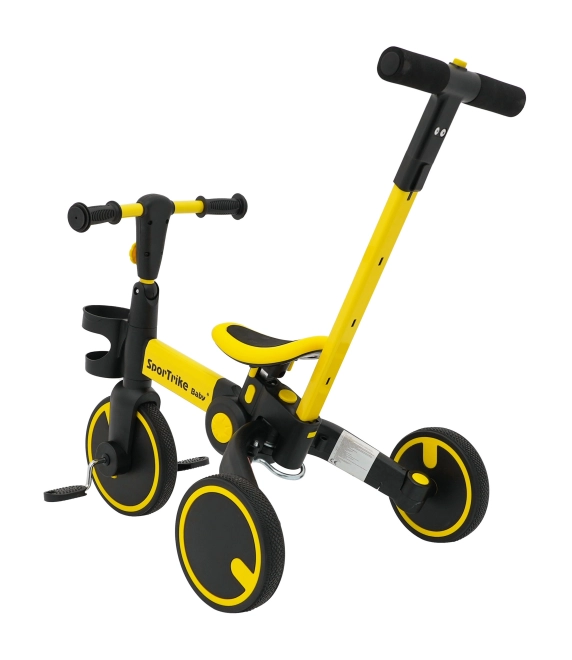 Bicicletta Happy Bike 3in1 Sportrike Rosa – Giallo