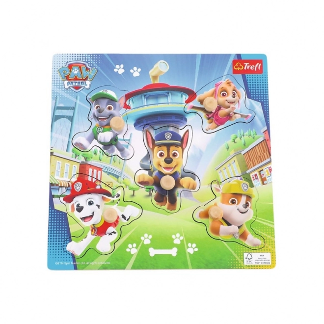 Puzzle in legno Paw Patrol per bambini piccoli