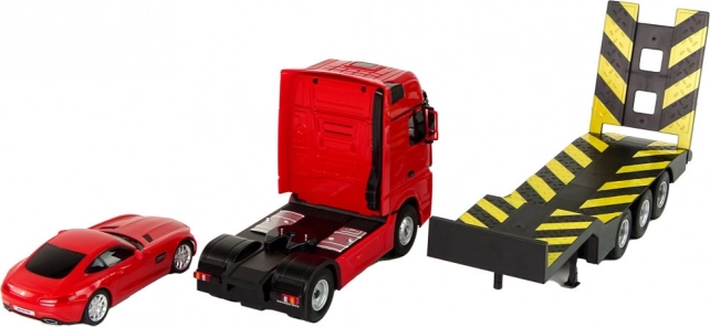 Macchinina R/C Mercedes-Benz con pianale - rosso