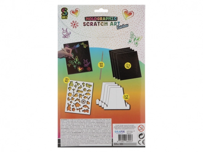 Disegno da grattare scintillante