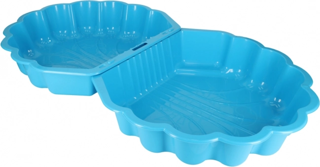 Piscina e sabbiera Muschelka Twins 2 in 1 blu