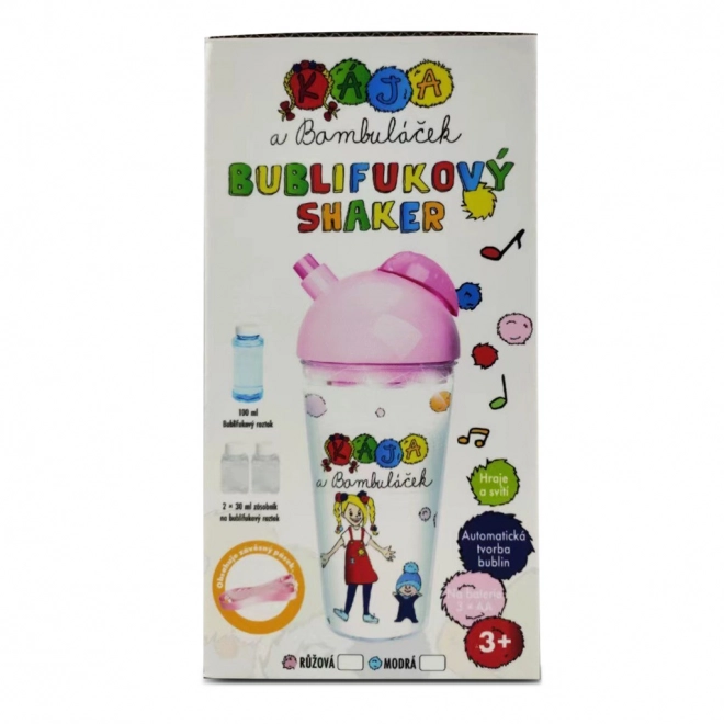 Shaker per bolle di sapone Kája e Bambuláček