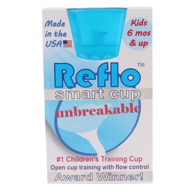 Tazza da allenamento infrangibile per bambini Reflo blu