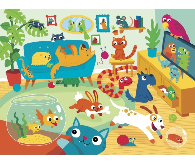 Illustrazioni coinvolgenti degli animali