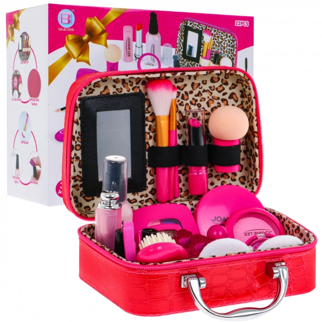 Set di Trucco per Bambine 3+ Borsa e Cosmetici Giocattolo 23 pezzi