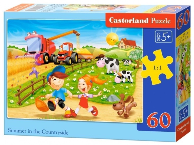 Puzzle di campagna estiva 60 pezzi