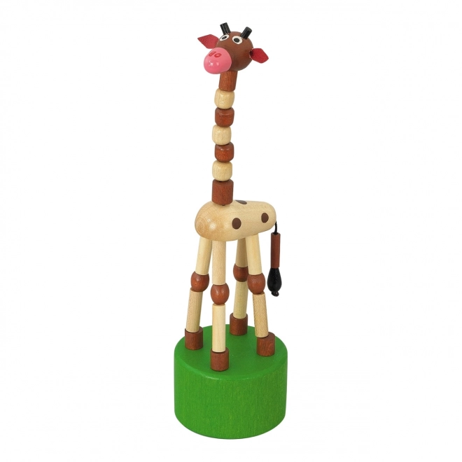 Gioco di Figura Animata Giraffa in Legno Detoa