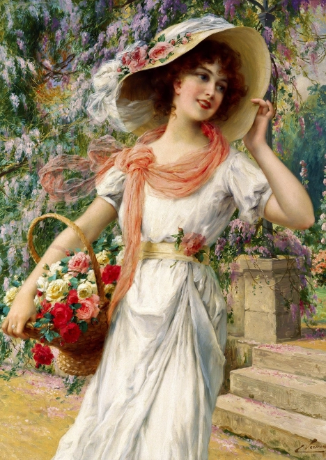 Puzzle Giardino Fiorito di Emile Vernon 1000 pezzi