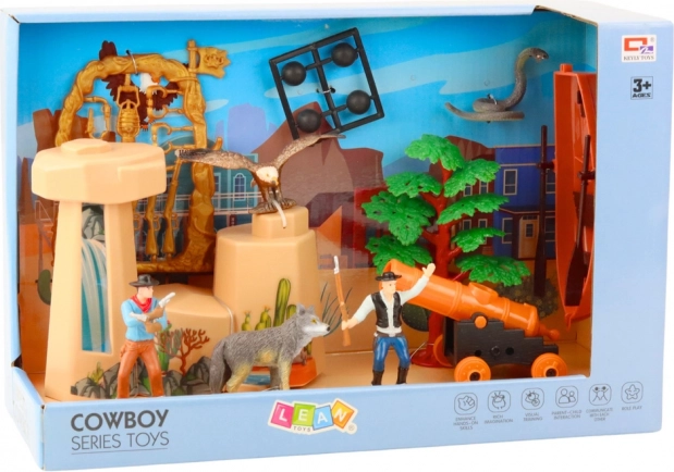 Set cowboy western con figurine