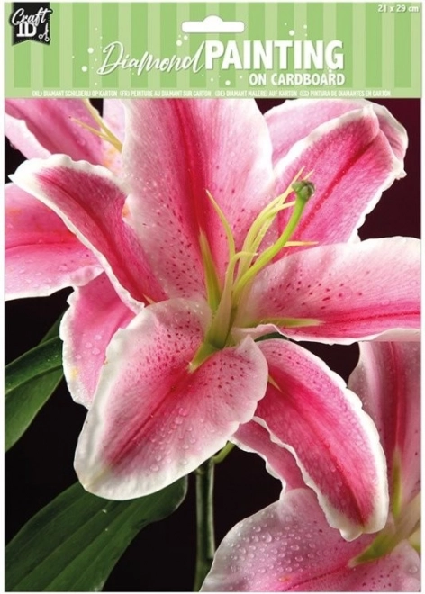 Diamant Painting su Cartoncino Grafix Lilium 21x29cm