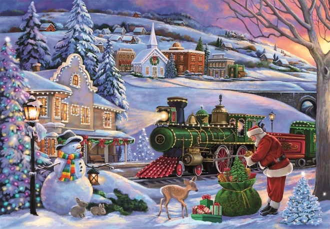 Puzzle Treno di Natale 500 Pezzi