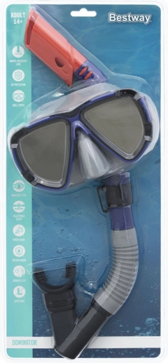 Set da immersione nero con maschera e snorkel Bestway