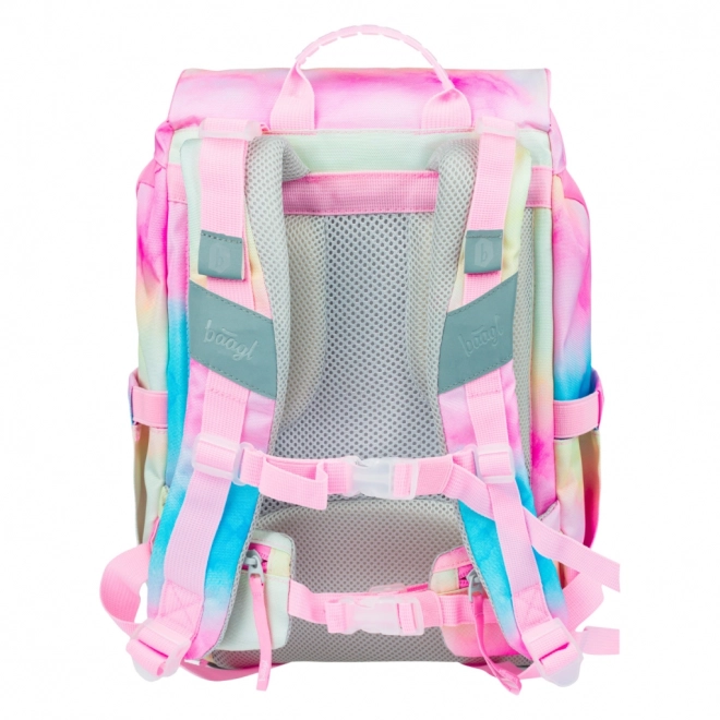 Set zaino, astuccio e borsa Airy Rainbow Unicorn di BAAGL