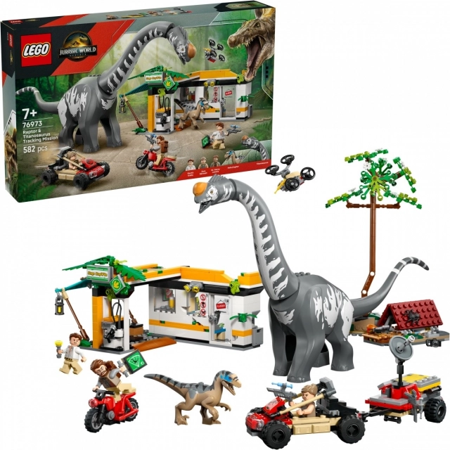 LEGO Jurassic World All'inseguimento del titanosauro e del raptor