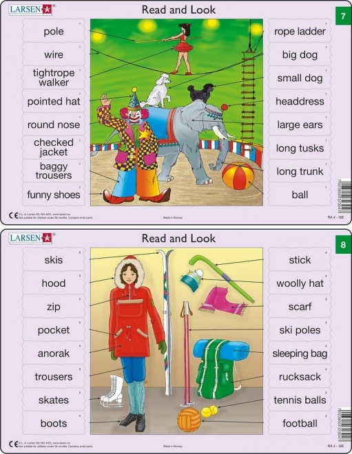 Puzzle Imparare l'Inglese - Vocaboli