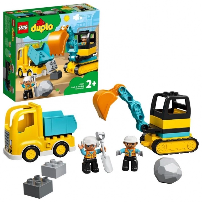 Lego Duplo - Camion e Escavatore cingolato