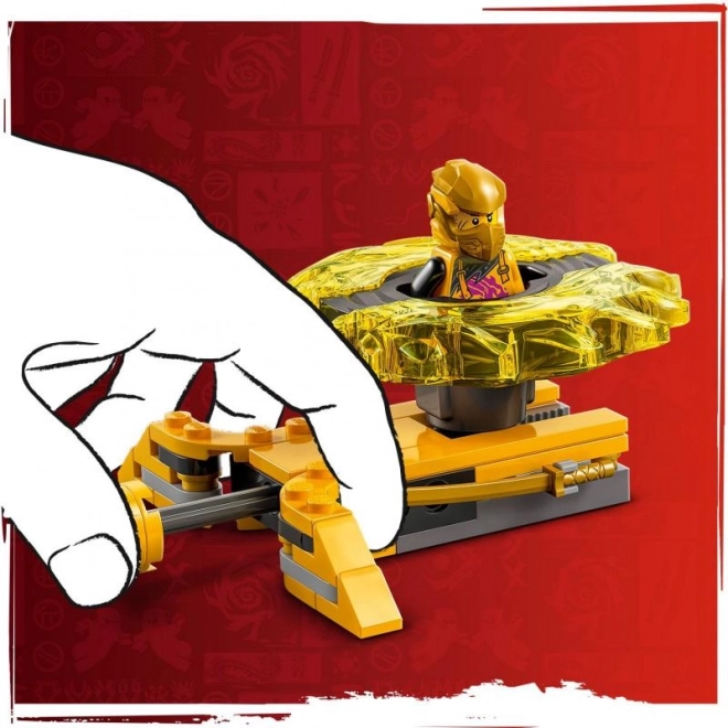 Zechi NINJAGO Smocze Spinjitzu - Set da battaglia