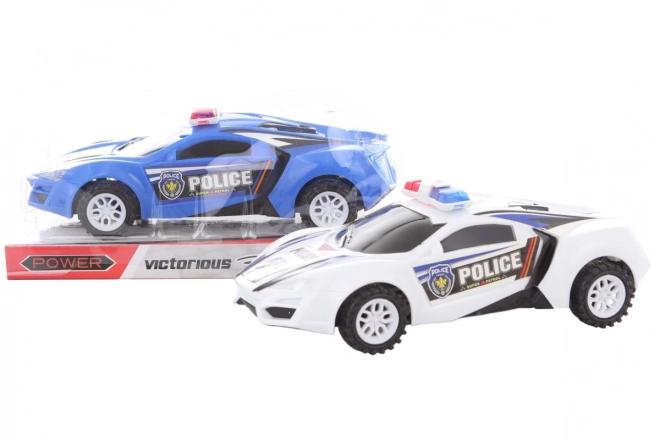 Auto della polizia in plastica