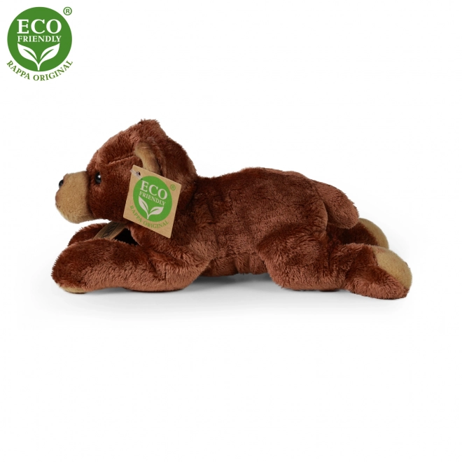 Orsacchiotto in peluche sdraiato 18 cm Eco-Friendly