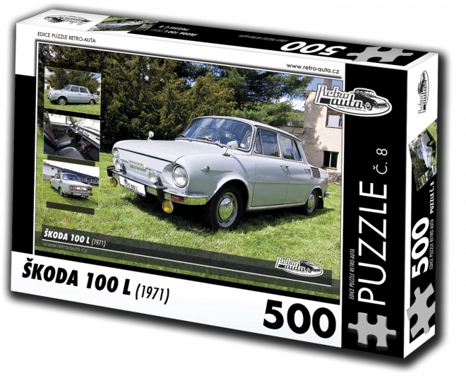 Puzzle retro-auto Škoda 100 L