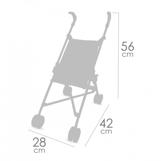 Passeggino Pieghevole per Bambole Golf KOALA DeCuevas 56 cm