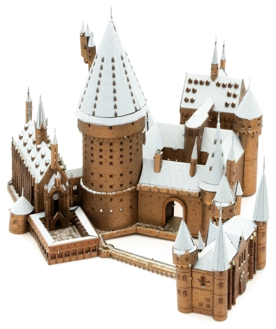 Puzzle 3D Metal Earth Castello di Hogwarts innevato