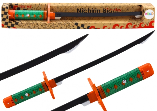 Spada Samurai Nichirin Verde per Bambini