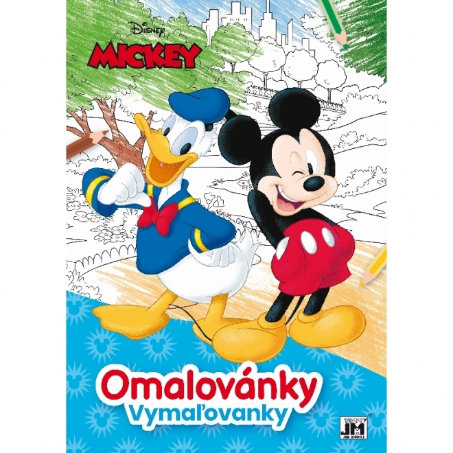 Album da colorare formato A4 di Mickey Mouse