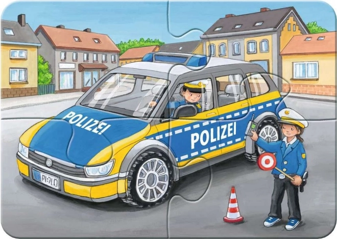 Ravensburger i miei primi puzzle veicoli d'emergenza 4 in 1