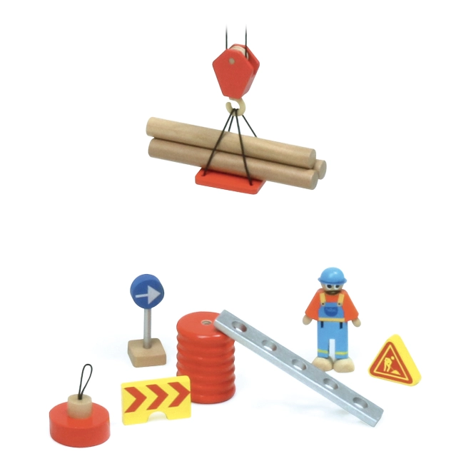 Ricchi accessori per il gioco in cantiere