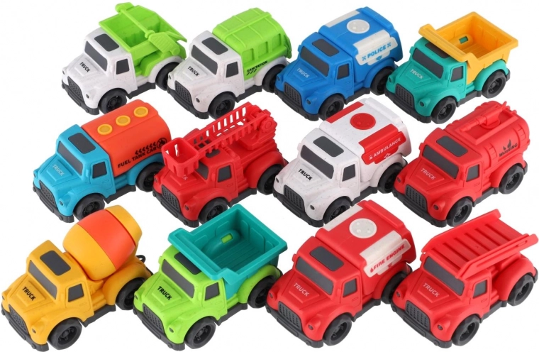 Diversi tipi di veicoli per sviluppare la fantasia