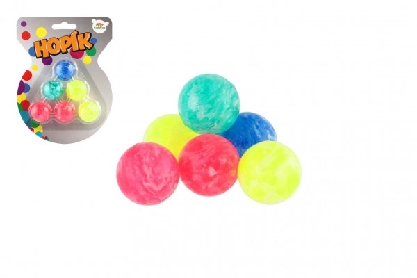 Set di 6 Palline Rimbalzanti Marmorizzate