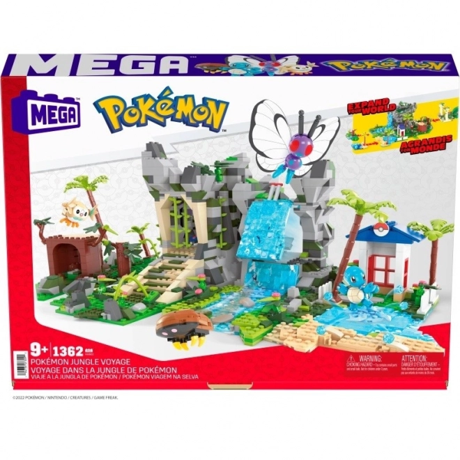 1362 mattoncini Mega Avventura Pokémon nella giungla