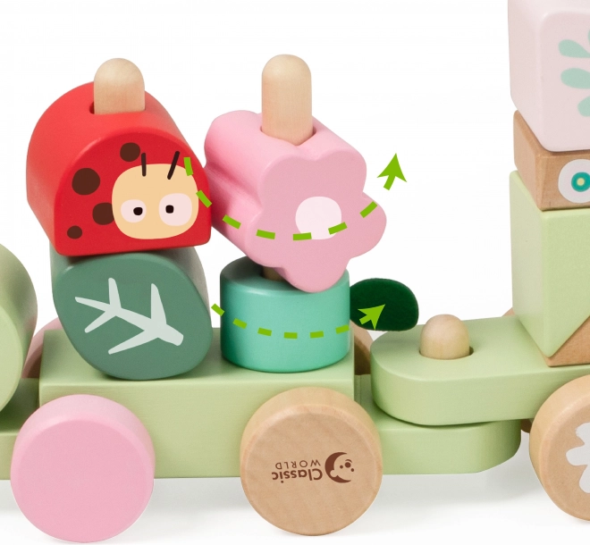 Puzzle di legno Bruco di Classic World