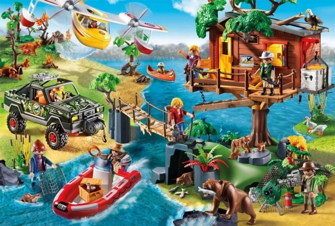 Puzzle Playmobil Casa sull'Albero da 150 Pezzi