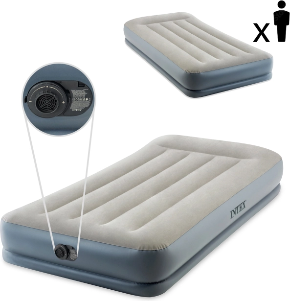 materasso gonfiabile con pompa integrata 191 × 99 × 30 cm INTEX