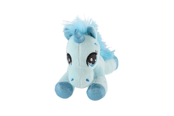 Unicorno Peluche Disteso 18cm