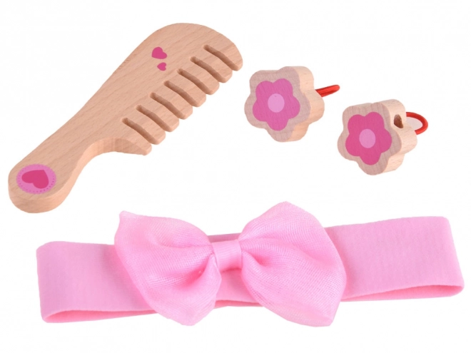 Set Bellezza per Bambini con Accessori in Legno