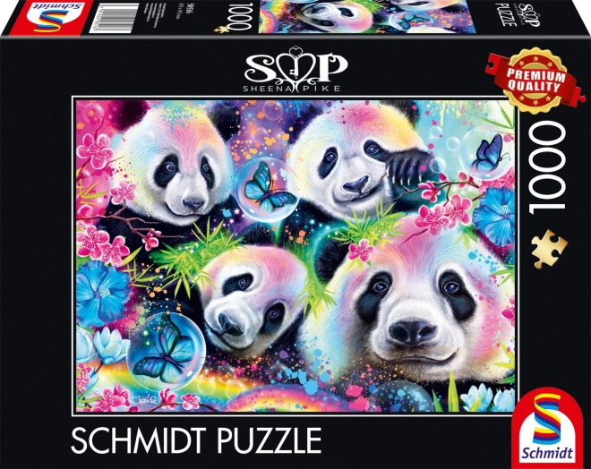 Puzzle Neon: Pandy 1000 pezzi