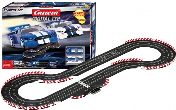 pista elettrica Carrera Digital 132 starter set S Ford Mustang GTY, 5,7 m