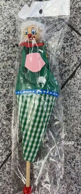 Burattino clown 27 cm
