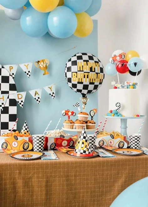 Decorazioni per cupcake Auto 12 cm