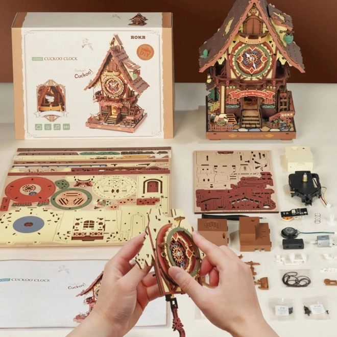 Puzzle Meccanico 3D Orologio a Cucù
