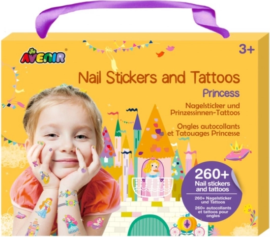 Adesivi per unghie e tatuaggi - Principesse