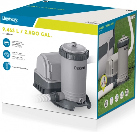 Pompa di filtraggio per piscina 9463l/h Bestway